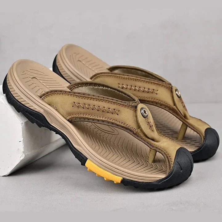 Ultra-Lite Thong Sandal and Water Resistant and Lightweight Toe Flip Flops for Men