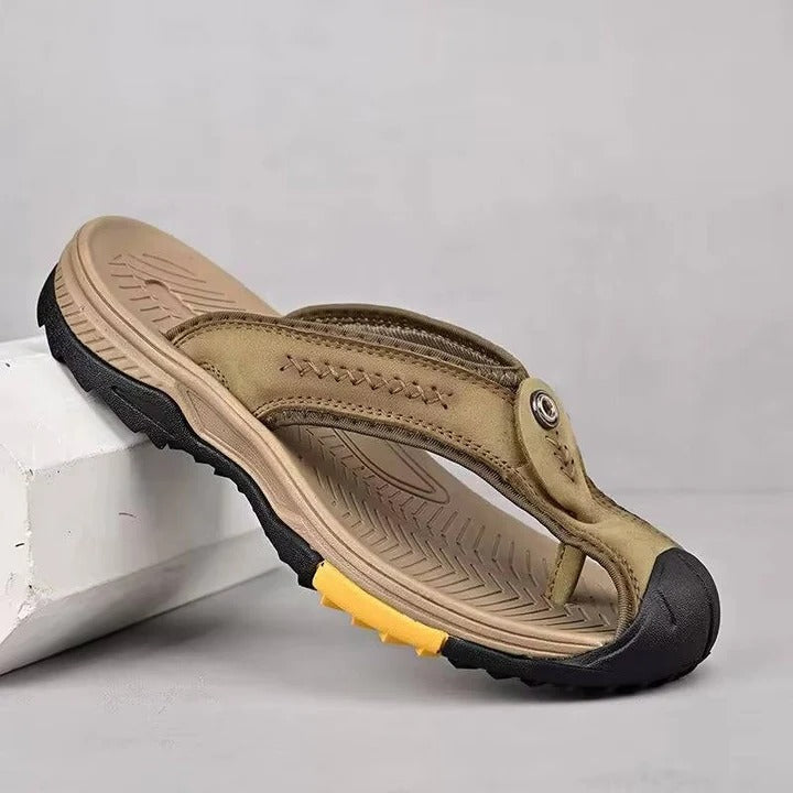 Ultra-Lite Thong Sandal and Water Resistant and Lightweight Toe Flip Flops for Men