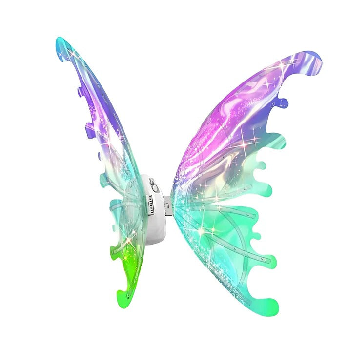Kids Light Up Fairy Wings, Animated Costume Accessory for Pretend Play