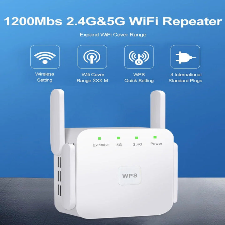 5G Signal Booster and Dual Band WiFi Extender