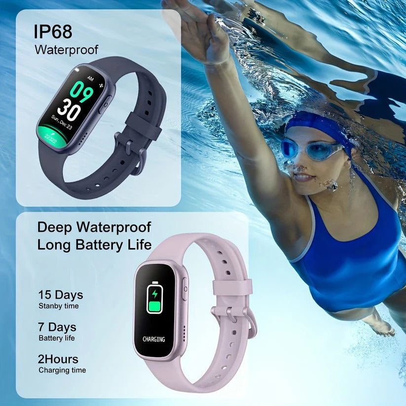 Fast Charge Smartwatch and Waterproof Fitness Tracker