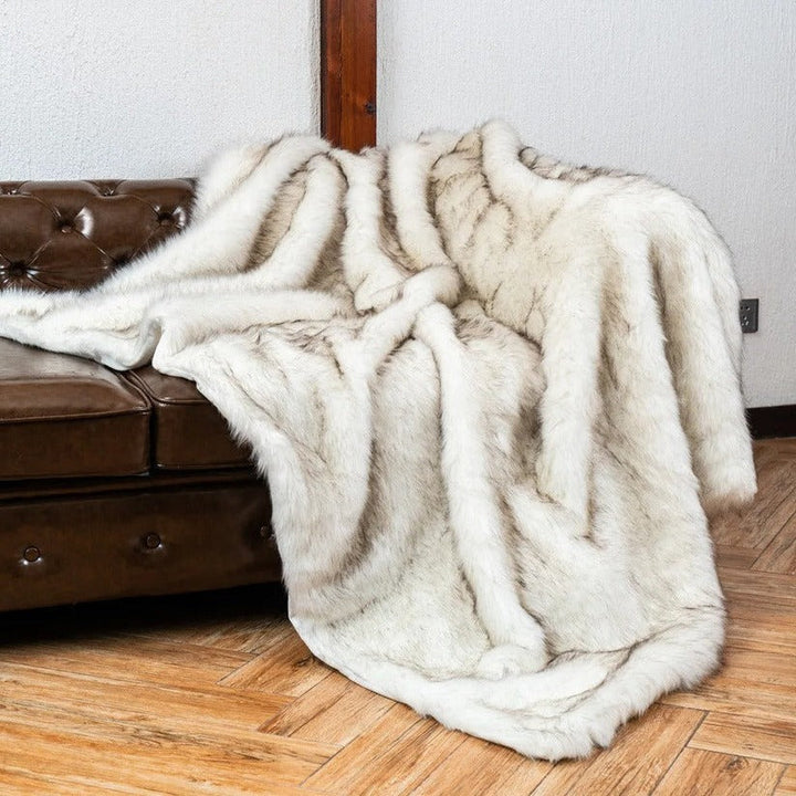Faux Fur Blanket and Chic Plush Throw