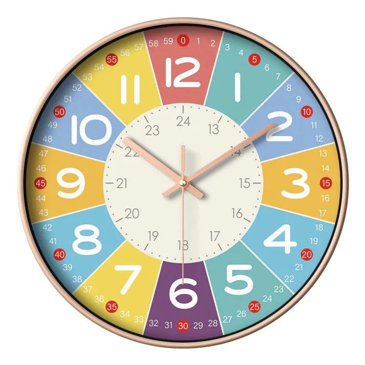 Quiet Nursery Clock and Muted Childrens Timepiece