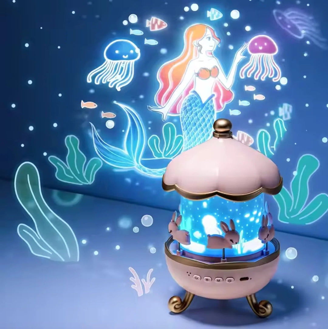 Enhanced Sleep Glow and Bluetooth Calming Projector