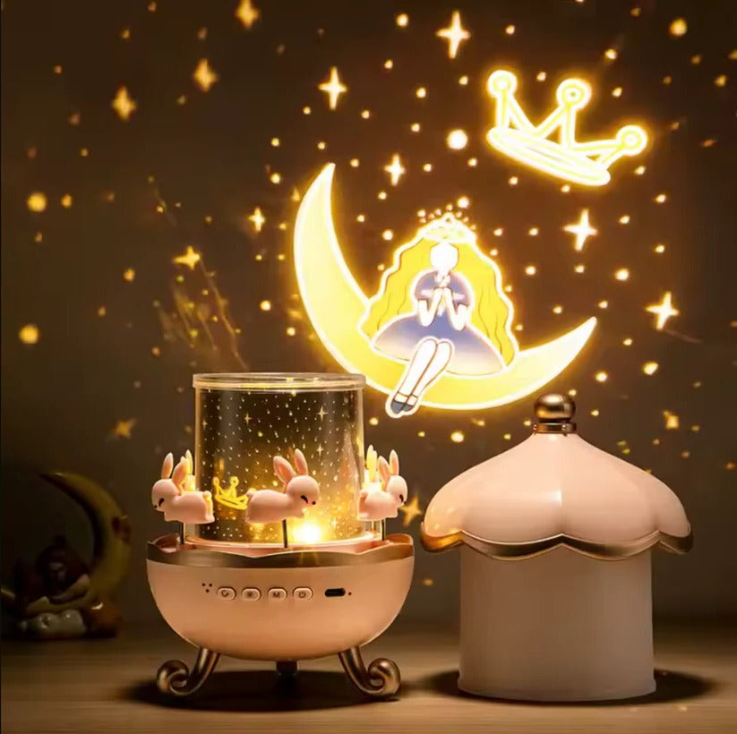 Enhanced Sleep Glow and Bluetooth Calming Projector