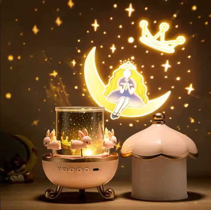 Enhanced Sleep Glow and Bluetooth Calming Projector