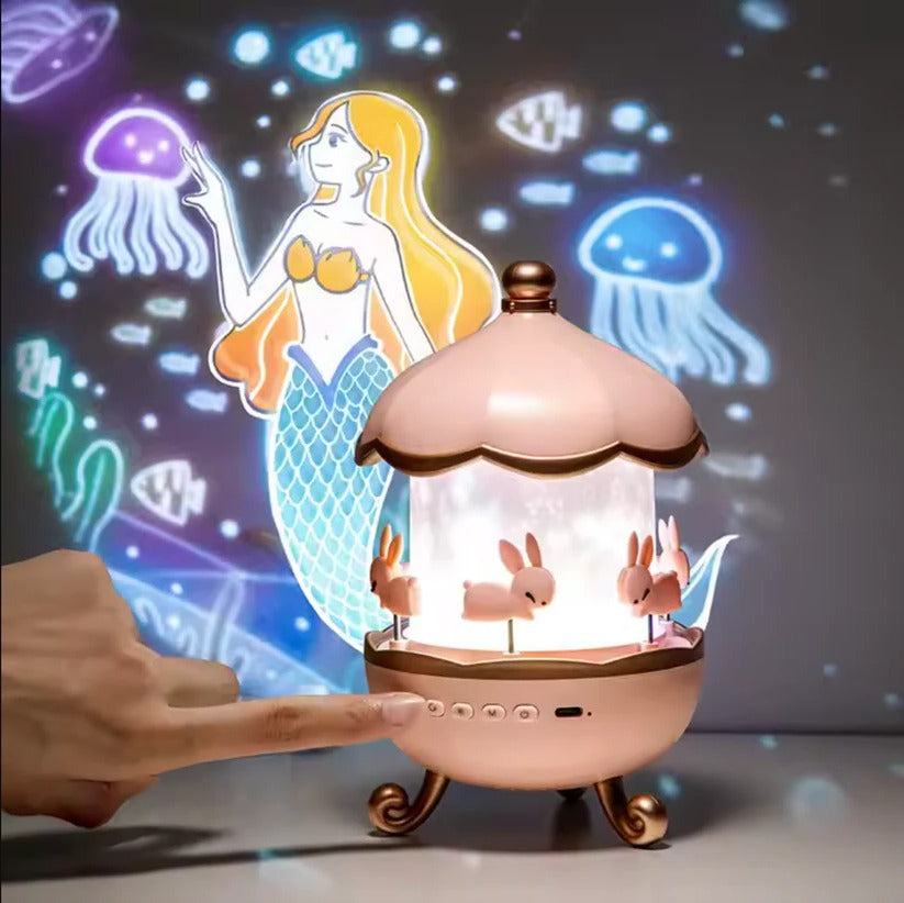 Enhanced Sleep Glow and Bluetooth Calming Projector