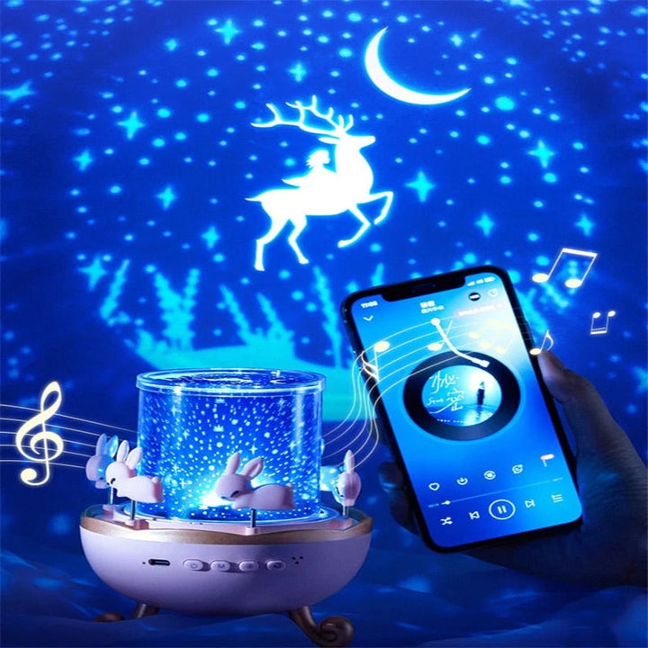 Enhanced Sleep Glow and Bluetooth Calming Projector