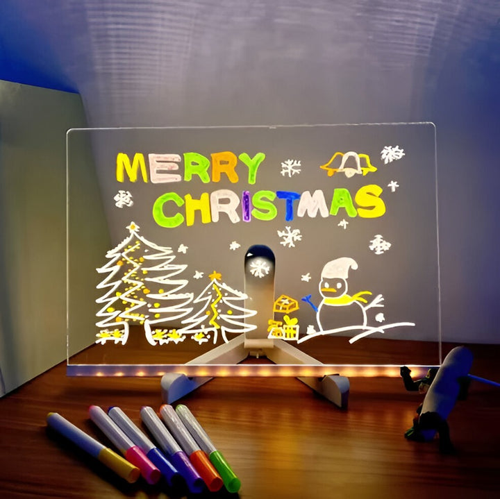 Glow Writing Surface and LED Message Board