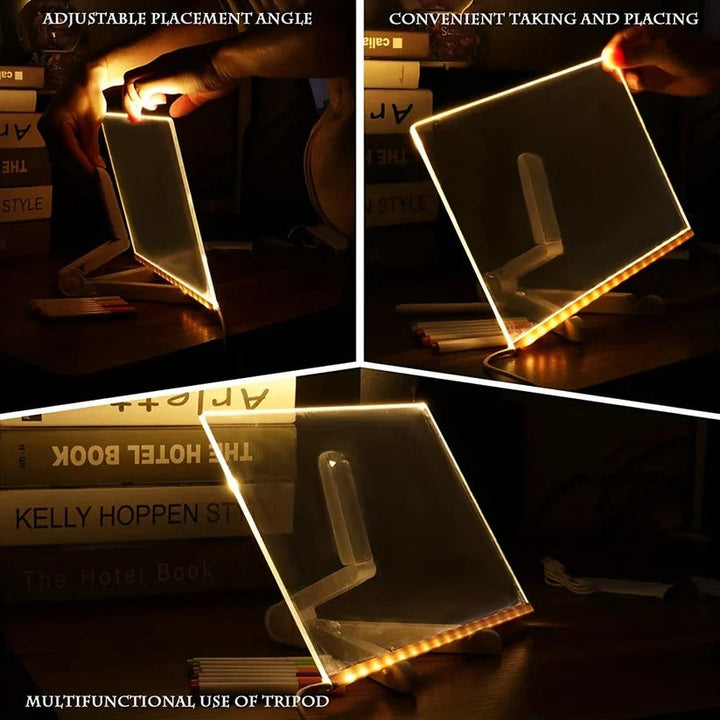 Glow Writing Surface and LED Message Board