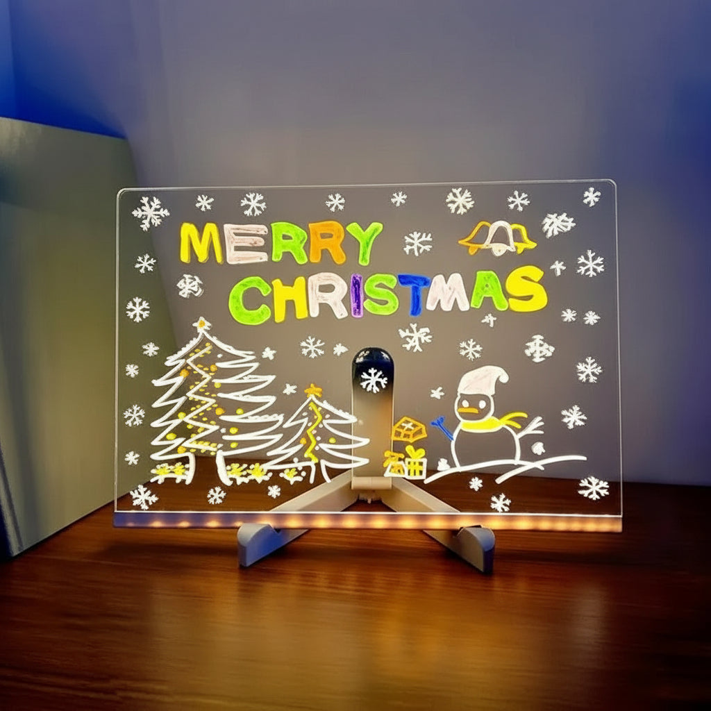Glow Writing Surface and LED Message Board