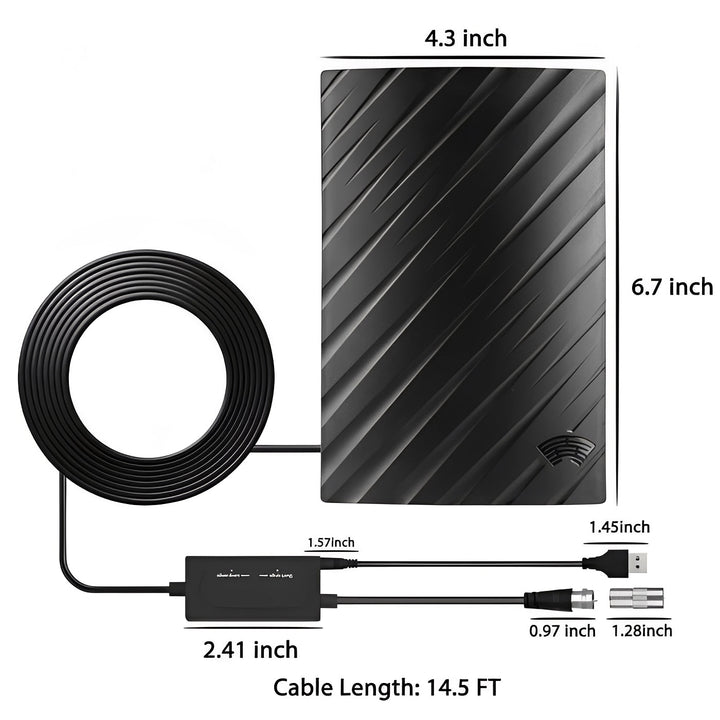 Indoor 4K TV Antenna for Free Local Channels