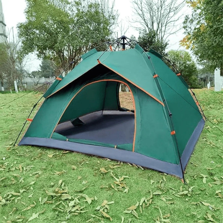 Pop Up Tent with Integrated Frame