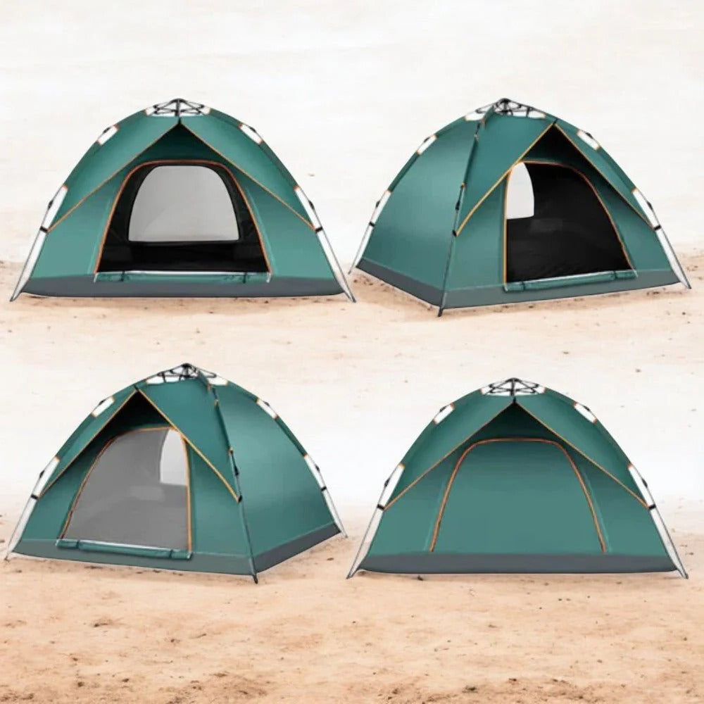 Pop Up Tent with Integrated Frame