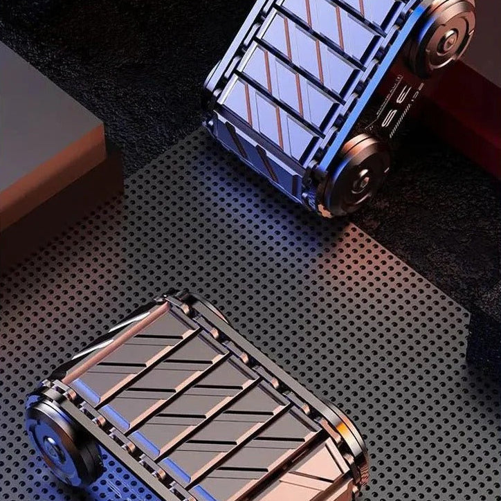 Steel Kinetic Reliever and Armored Fidget Gear
