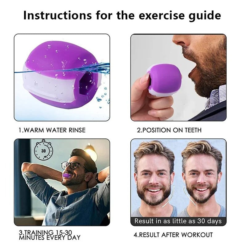 Jawline Exercise Tool with 30 to 50 Pound Resistance