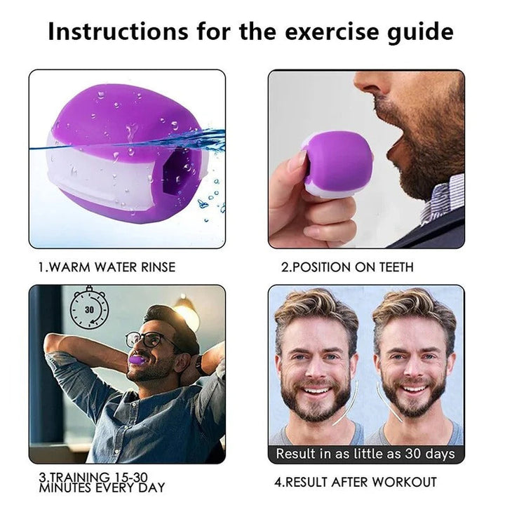 Jawline Exercise Tool with 30 to 50 Pound Resistance