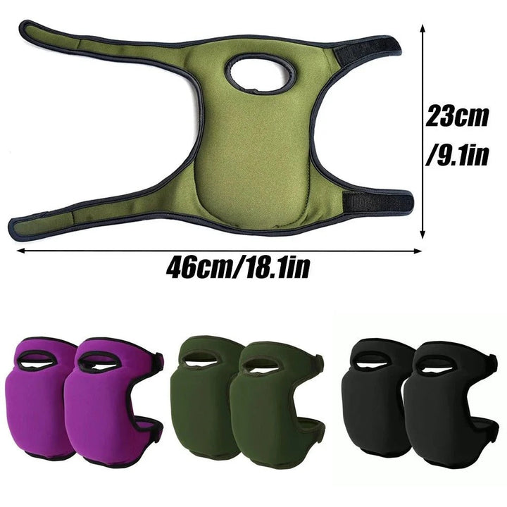 Foam Gardening Knee Pads with Non-Slip Straps