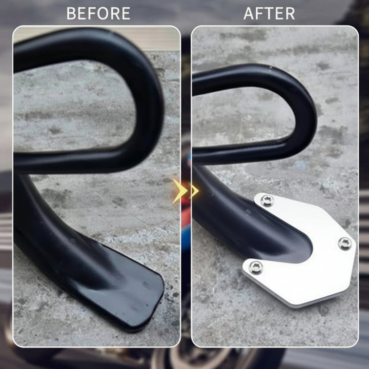 Motorcycle Side Kickstand Extension Pad for Stable Foot Support