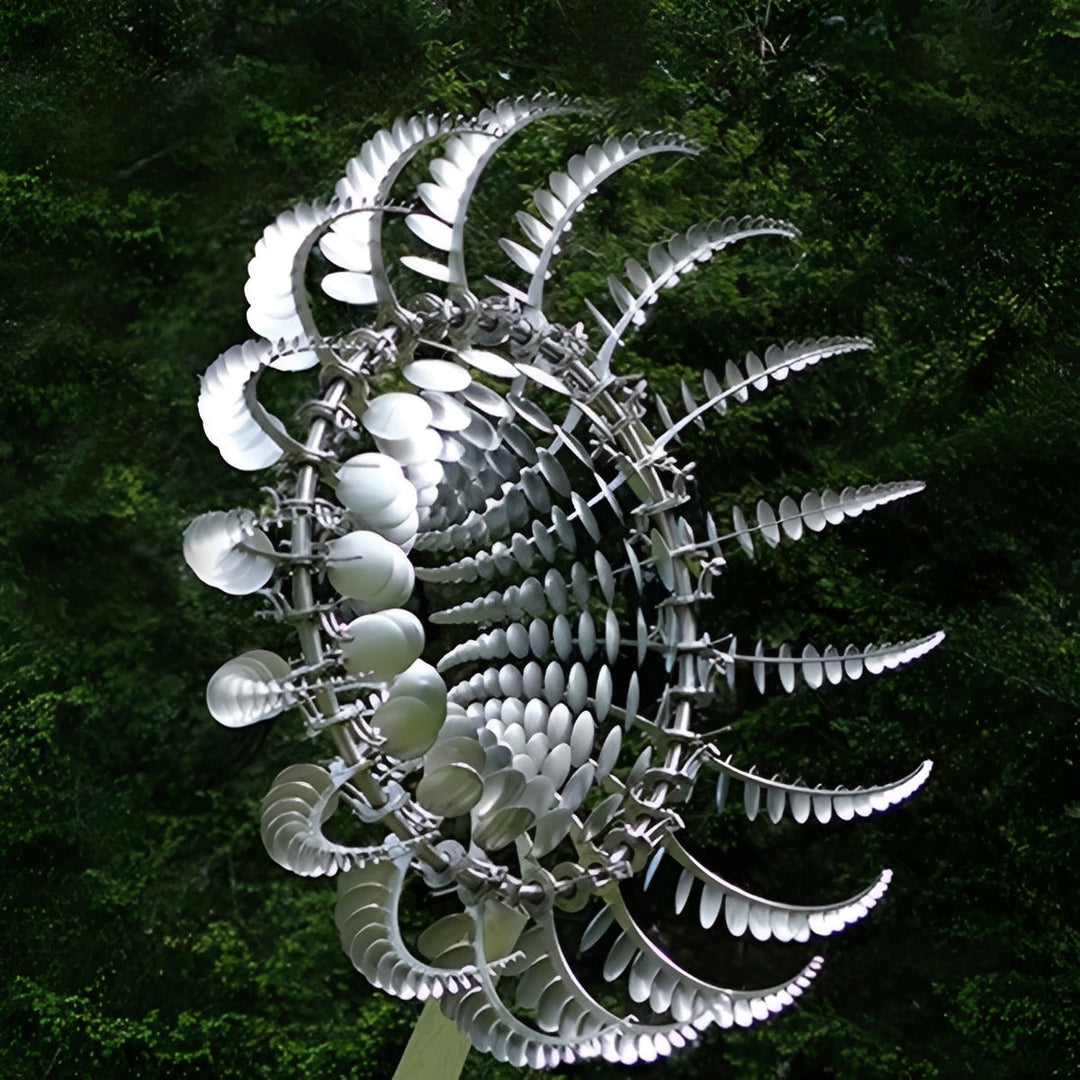 Decorative Metal Windmill with Spinning Garden Design