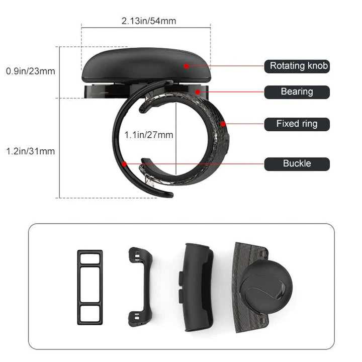 Car Steering Aid Knob with Full Rotation Control