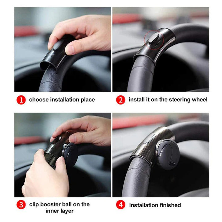 Car Steering Aid Knob with Full Rotation Control