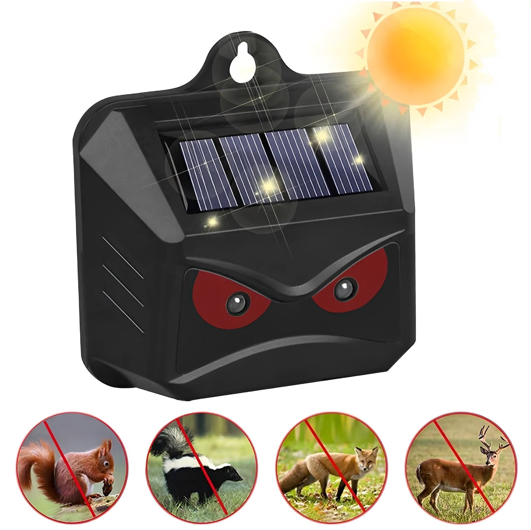 Dual Pack Ultrasonic Pest Deterrent with Solar Charging