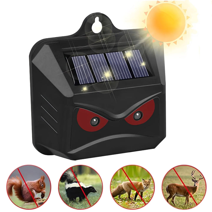 Dual Pack Ultrasonic Pest Deterrent with Solar Charging