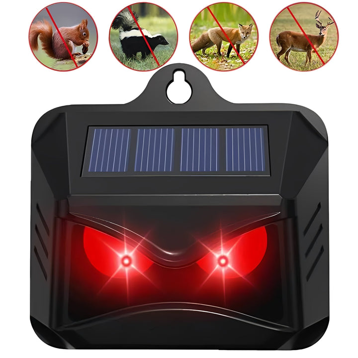 Dual Pack Ultrasonic Pest Deterrent with Solar Charging