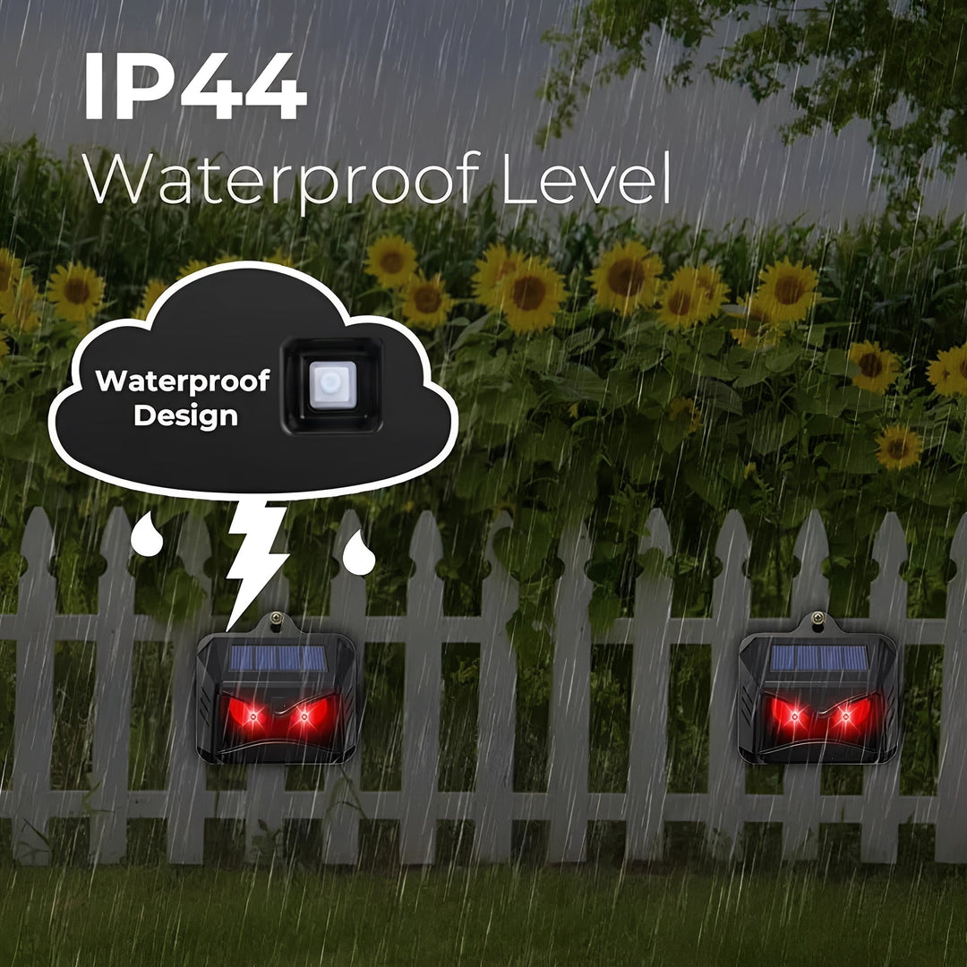 Dual Pack Ultrasonic Pest Deterrent with Solar Charging