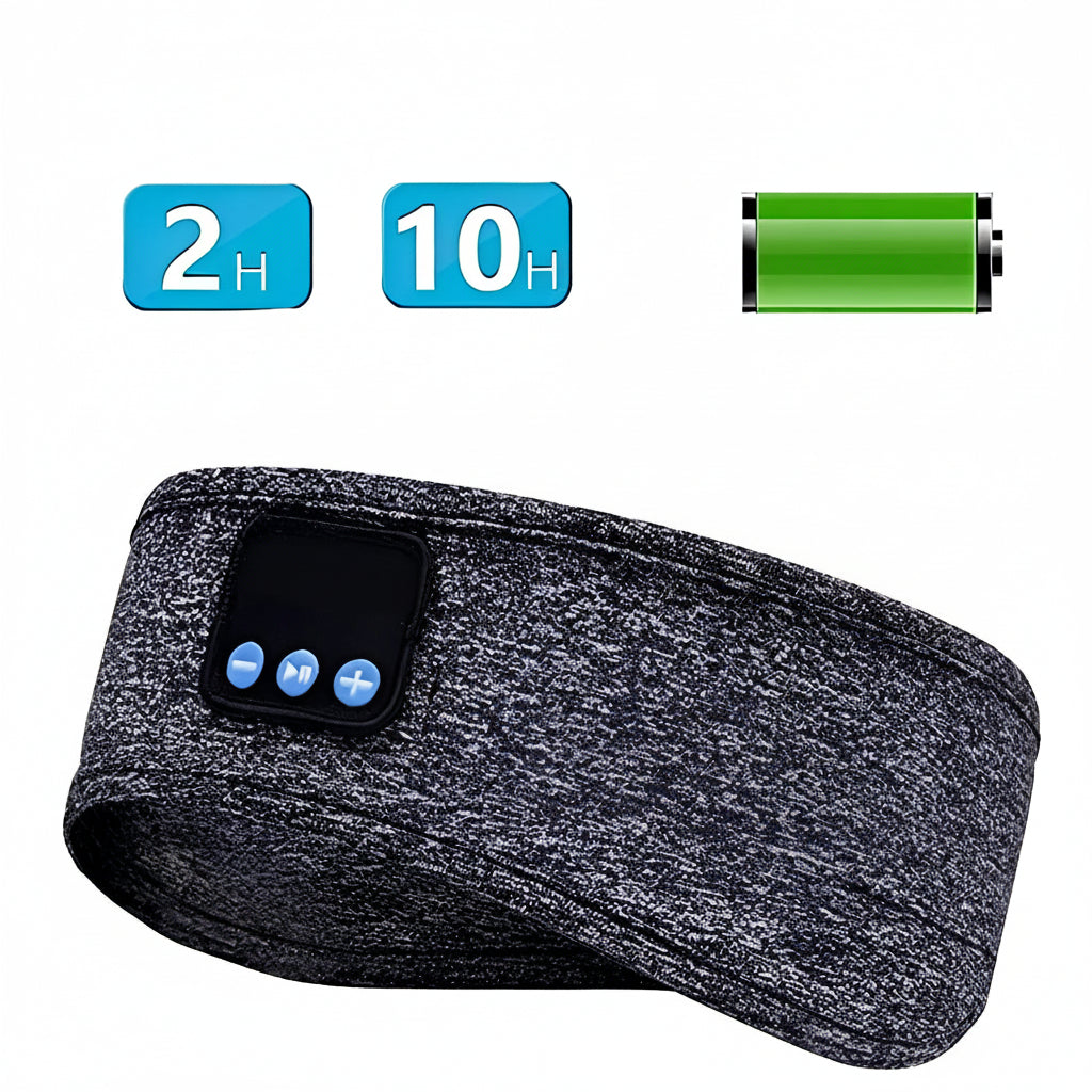 Bluetooth Sleep Headband with Built-In Speakers for Workouts and Rest