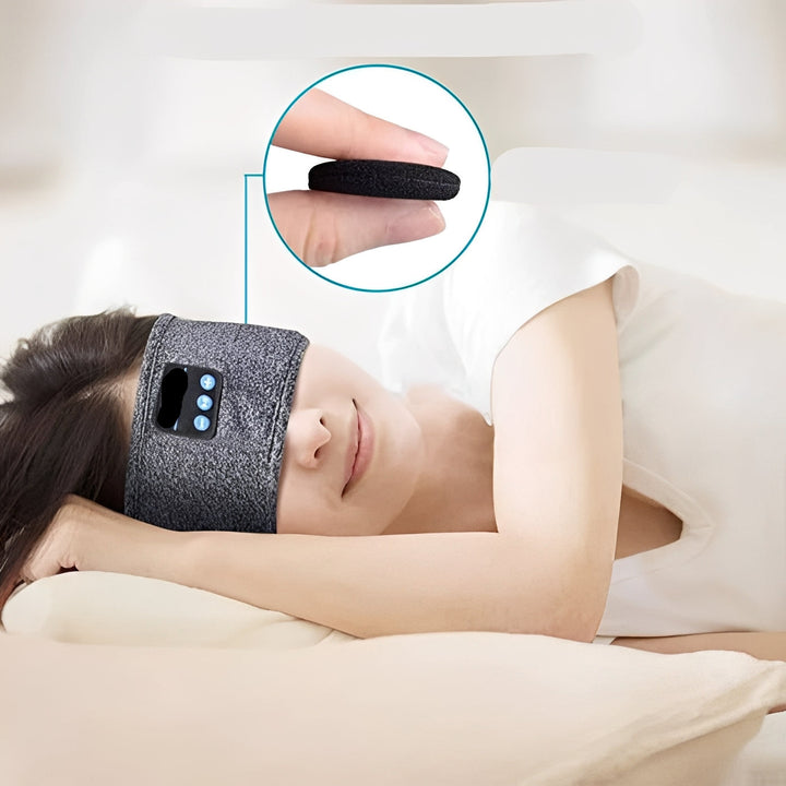 Bluetooth Sleep Headband with Built-In Speakers for Workouts and Rest