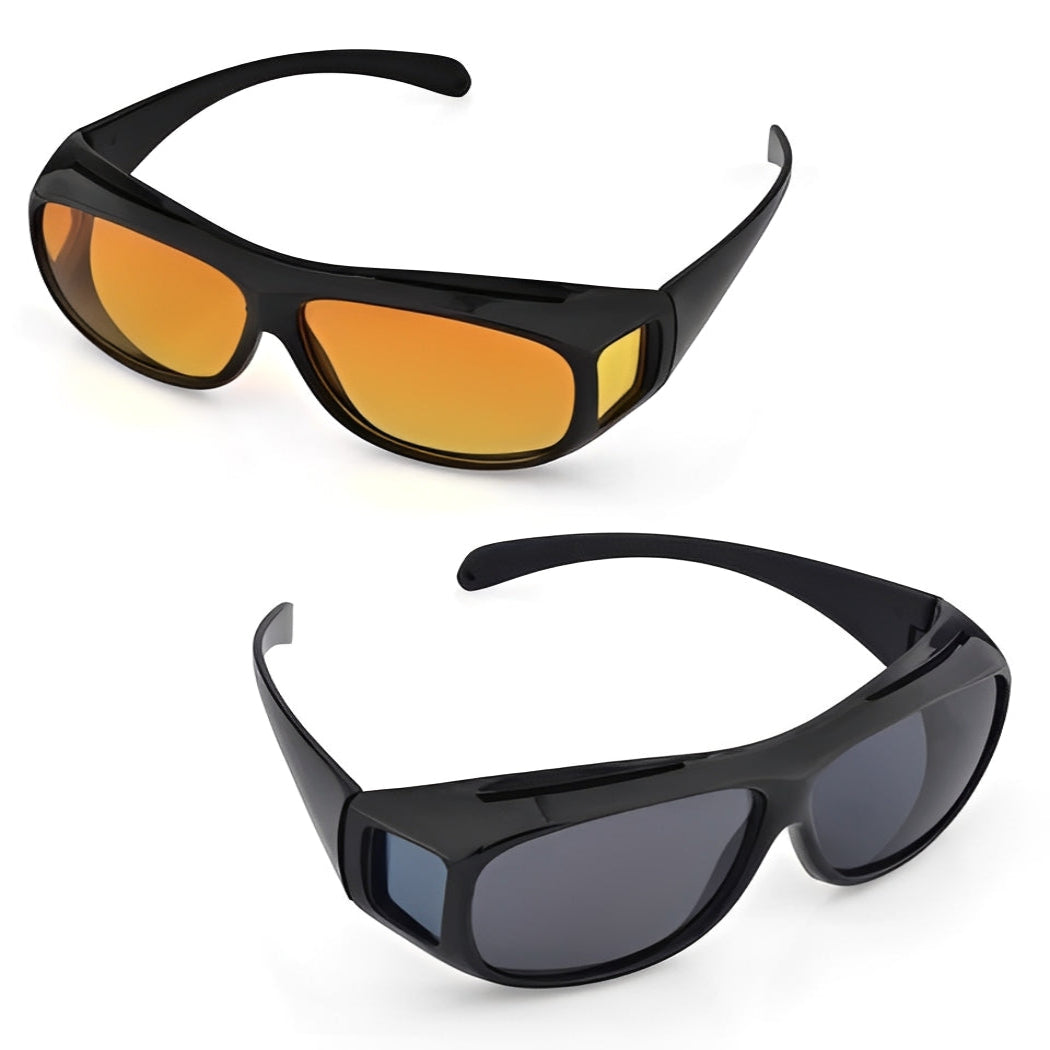 Polarized Night Vision Driving Glasses with Anti-Glare Lens Protection