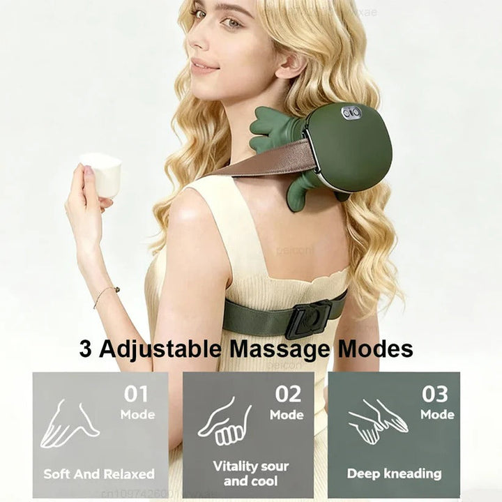 Deep Tissue 4D Shiatsu Massager with Adjustable Heat for Neck and Back