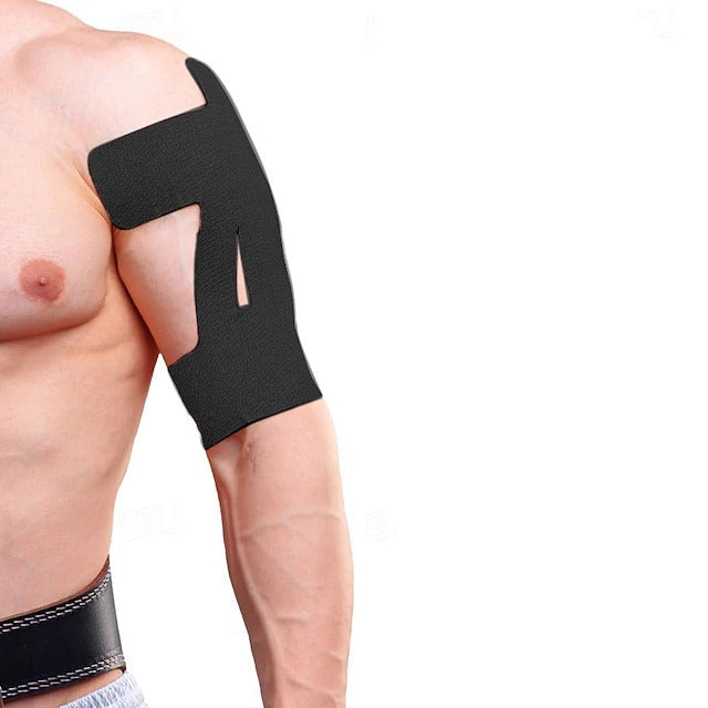 Pre Cut Sports Kinesiology Tape with Waterproof Adhesive for Training and Exercise