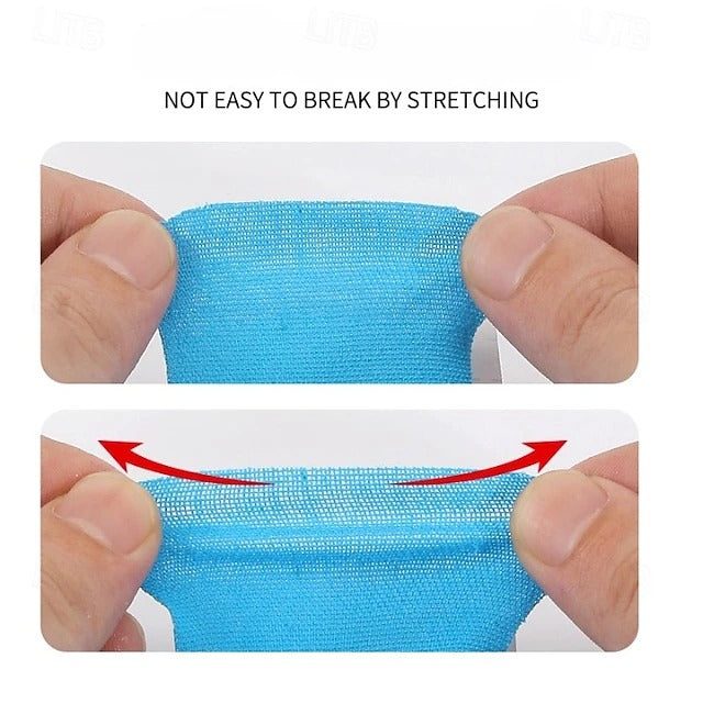 Pre Cut Sports Kinesiology Tape with Waterproof Adhesive for Training and Exercise