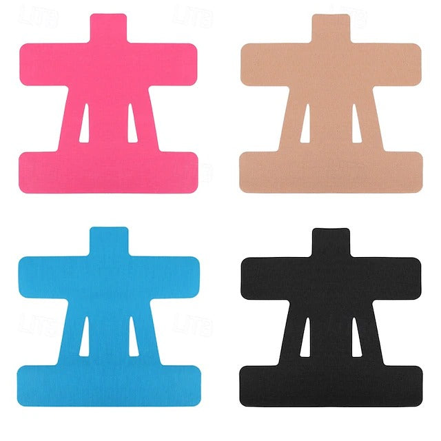 Pre Cut Sports Kinesiology Tape with Waterproof Adhesive for Training and Exercise