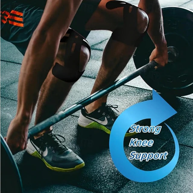 Pre Cut Sports Kinesiology Tape with Waterproof Adhesive for Training and Exercise
