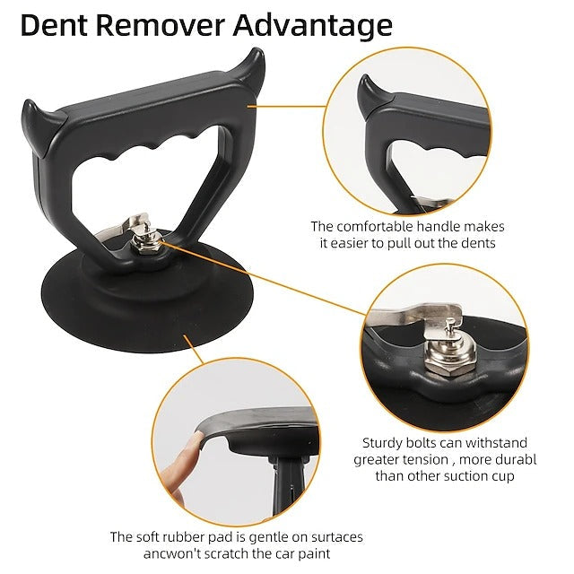 Car Dent Removal Tool with Suction Base and Slide Hammer for Body Panel Repair