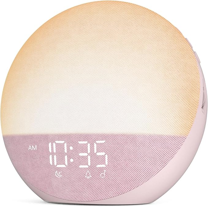Alarm Clock with Sunrise Simulation and Sunset Dimming, Touch Controls