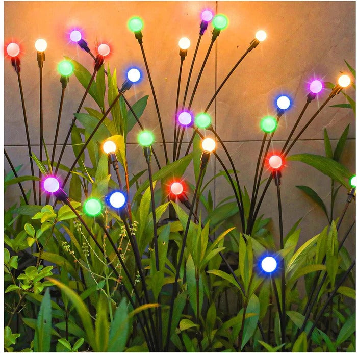Sun-Powered Yard Glow and Twilight Pathway Beams