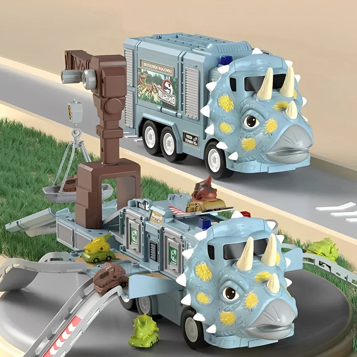 Dual Dinosaur Truck and 2-in-1 Creature Toy