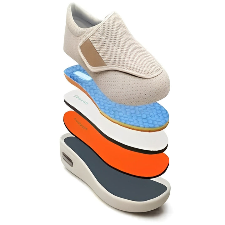 Wide Orthopaedic Slip On Shoes with Memory Foam Insole