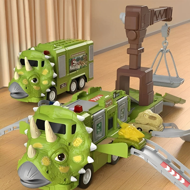 Dual Dinosaur Truck and 2-in-1 Creature Toy