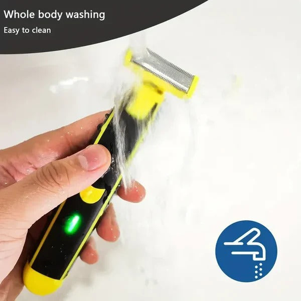 Cordless Rechargeable Mens Shaver and Beard Trimmer