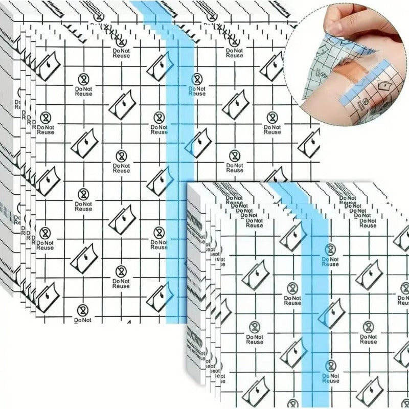 Clear Stretch PU Waterproof Bandages for Tattoo Aftercare and Shower Use