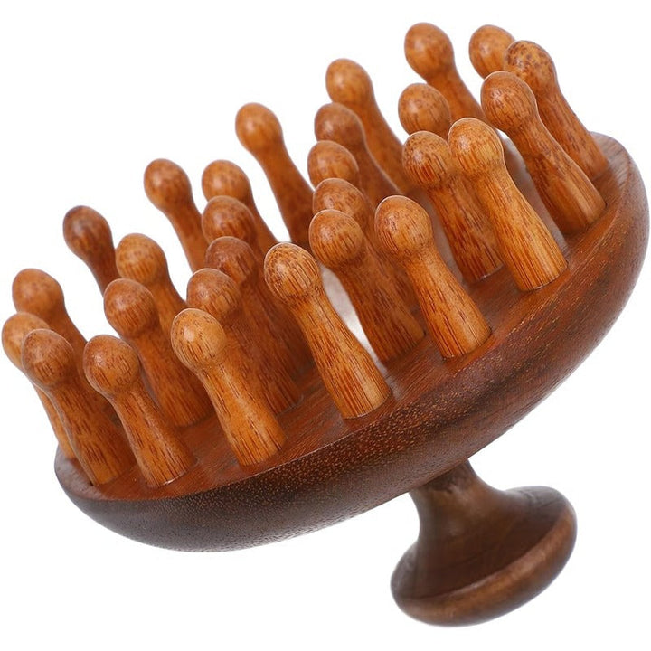 Aromatic Wood Detangling Comb with Scalp Stimulation and Body Massage Use