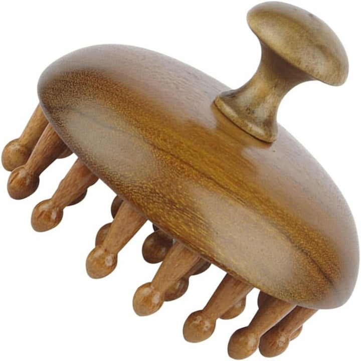 Aromatic Wood Detangling Comb with Scalp Stimulation and Body Massage Use