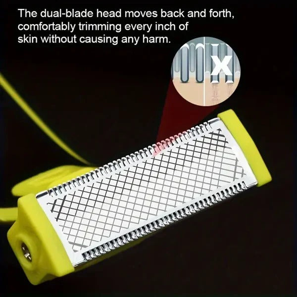 Cordless Rechargeable Mens Shaver and Beard Trimmer