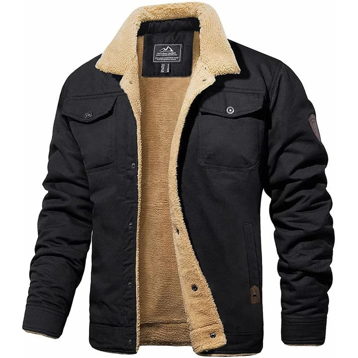 Retro Style Jacket for Men with Classic Fit and Durable Exterior